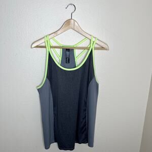 RBX Gray Lime Green Trim Tank XL